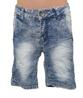 Szorty krótkie spodenki jeans regulacja 122-128 8