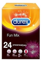 Durex FUN MIX 4 druhy sada kondómov 24 ks