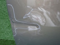 OPEL MERIVA B door left rear. rear part