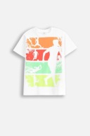 Fiú fehér rövid Póló Coccodrillo WC5