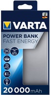 Powerbanka Varta 57983 Fast Energy 20000mAh strieborná