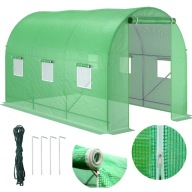 KERTI FÓLIA ALAGÚT ÜVEGHÁZ 3x2m FÓLIA 6m2 TÖMÖR KERTI SÁTOR