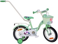 Rower 14 cali TWINKLE GIRLY Butterflies MINT