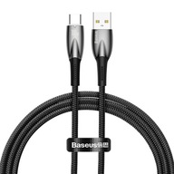 BASEUS KABEL DO SZYBKIEGO ŁADOWANIA USB-A - USB-C 100W 1M + GRATIS RYSIK