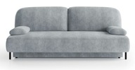Nowoczesna kompaktowa rozkładana sofa kanapa TULU 200 cm obłe kształty