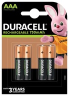 AKUMULATORKI DURACELL HR3 AAA 750 BLISTER 4 szt.