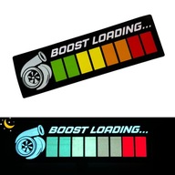 Naklejka LED Boost Loading - Panel na szybę samochodu