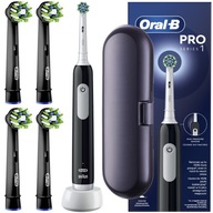 Otočná elektrická zubná kefka Oral-B Pro  1 čierna Sada