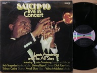 Louis Armstrong Satchmo Live In Concert 2LP EX/VG