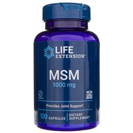 Life Extension Organická síra MSM 1000 mg Kĺby chrupavky Kolená 100k