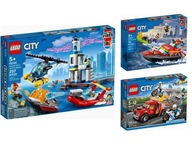 KLOCKI LEGO City 60308 Akcja nadmorskiej policji i strażaków + DWA SUPER