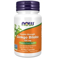 Ginkgo Biloba Double Strength 50 kapsúl NOW Foods