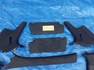 MERCEDES W204 AMG black, inner pillars light plastics KOMPLET