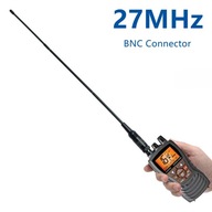 ABBREE 27Mhz Antenna BNC Connector 42CM Handheld Walkie Talkie Antenna