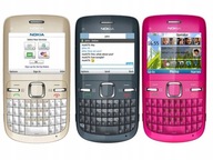 Mobilný telefón Nokia C3 64 MB / 64 MB 3G viacfarebný