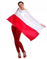 Flaga Polski Jakość PREMIUM 112x70 cm tunel na drzewiec ManufakturaFlag