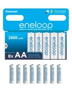 AKUMULATORKI ENELOOP 8xAA 2000 mAh JAPOŃSKIE