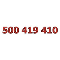 500 419 410 ORANGE STARTER ZŁOTY ŁATWY PROSTY NUMER KARTA SIM PREPAID GSM