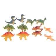 4* 3.cm 12ks Umelé PVC Dinosaury zvierací model