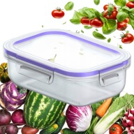 ÉTELTÁROLÓ RENDSZEREZŐ ÁTLÁTSZÓ MŰANYAG TARTÁLY 1L