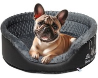 Pelech ohrádka posteľ gauč pre psa francúzsky buldoček mops ⌀65 cm