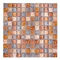 Sklenená mozaika náplasť-vy: 298x298 mm: AL 10219