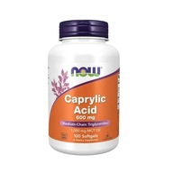 Now Foods Caprylic Acid kwas kaprylowy 600 mg (100kaps)