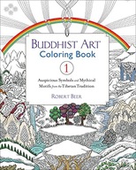 Buddhist Art Coloring Book 1: Auspicious Symbols
