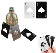 4X OTVÁRAČ NA DARČEKOVÉ FĽAŠE KARTA AS POKER