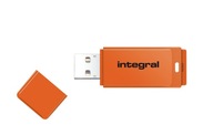 Pendrive 64 GB Integral Neon pomarańczowy