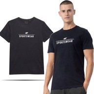 Koszulka Męska T-shirt 4F Bawełniana Sportowa na Siłownię do Ćwiczeń