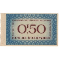 Francja, Bon de Solidarité, 50 Centimes, 1941, UNC