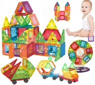 MAGNETICKÉ STAVEBNÉ BLOKY 3D VEĽKÉ PANELY MEGNETIC TILES 106 ks