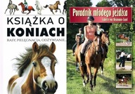 Książka o koniach + Poradnik młodego jeźdźca