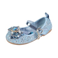 BUTY LODOWE FROZEN ELSA ELZA BŁYSZCZĄCE PANTOFELKI BALERINKI ROZ 22-36