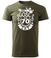 koszulka na 70 URODZINY PREZENT NA URODZINY rocznik 1954 tshirt - XS