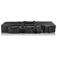 Czarny trójwarstwowy plecak wędkarski 100cm