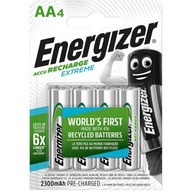 4x Baterie Akumulatorki ENERGIZER EXTREME AA HR6 2300mAh MOCNA