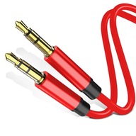 Kábel Interlook INTERAU-1-1M-Red minijack 3,5 mm - minijack 3,5 mm 1 m