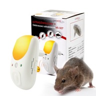 Ultrazvukový odpudzovač myší potkanov VS-327 s LED svetlom 300m2