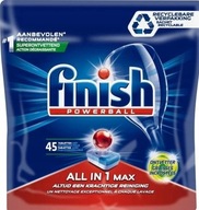 Finish, All in 1 Max Tabletki do zmywarki, 45 szt