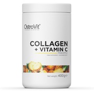 OstroVit Kolagén + Vitamín C 400 g ananásový