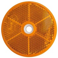 Reflexný kruh fi 60 mm oranžový s otvorom