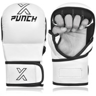 Рукавички XPUNCH ShooterWHITE MMA Рукавички білі