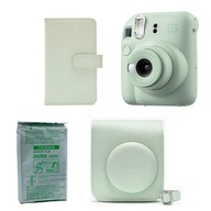 Fotoaparát FUJIFILM Instax mini 12 Set Box (album + puzdro) Zelená + náplne 10ks