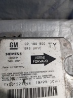 modul SENSOR airbag OPEL VECTRA B 09180800