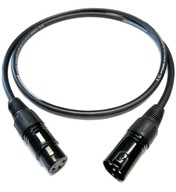 Kabel przewod DMX XLR do świateł 110 ohm 3 PIN 1m