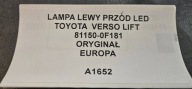 Reflektor left side Toyota Verso 811500F181