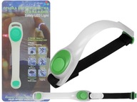 OPASKA LED NA RAMIĘ ŚWIĘCACA LAMPKA DO BIEGANIA NA ROWER PO ZMROKU