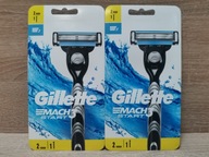 2x Maszynka do golenia Gillette Mach3 + 2 wkłady Stan fabryczny